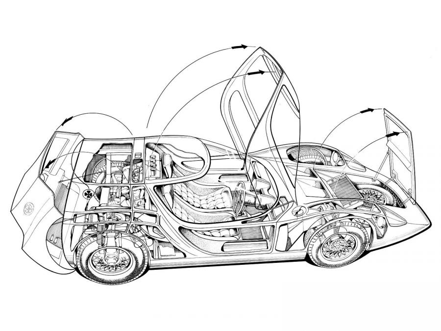 Схема Alfa Romeo Scarabeo by OSI 1966 года  (фото 5 из 5)